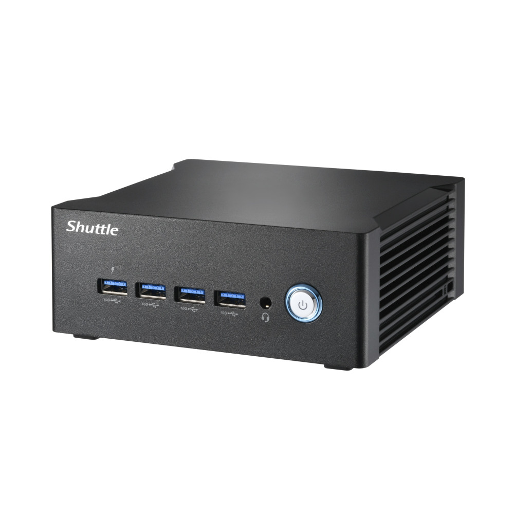 SHUBB046122 SHUTTLE XPC NANO NA10H7 - Barebone - AMD Ryzen 7 8845H - AI - 2x DDR5 - M.2 -2x RJ45 - Wifi