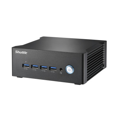SHUBB046122 SHUTTLE XPC NANO NA10H7 - Barebone - AMD Ryzen 7 8845H - AI - 2x DDR5 - M.2 -2x RJ45 - Wifi