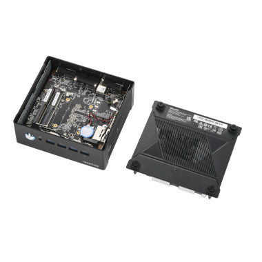 SHUBB046122 SHUTTLE XPC NANO NA10H7 - Barebone - AMD Ryzen 7 8845H - AI - 2x DDR5 - M.2 -2x RJ45 - Wifi
