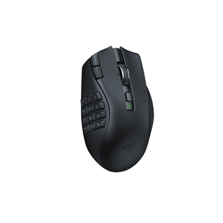 RAZER Naga V2 HyperSpeed Noir   Souris de Jeu MMO sans Fil Ergonomique  19 Bou