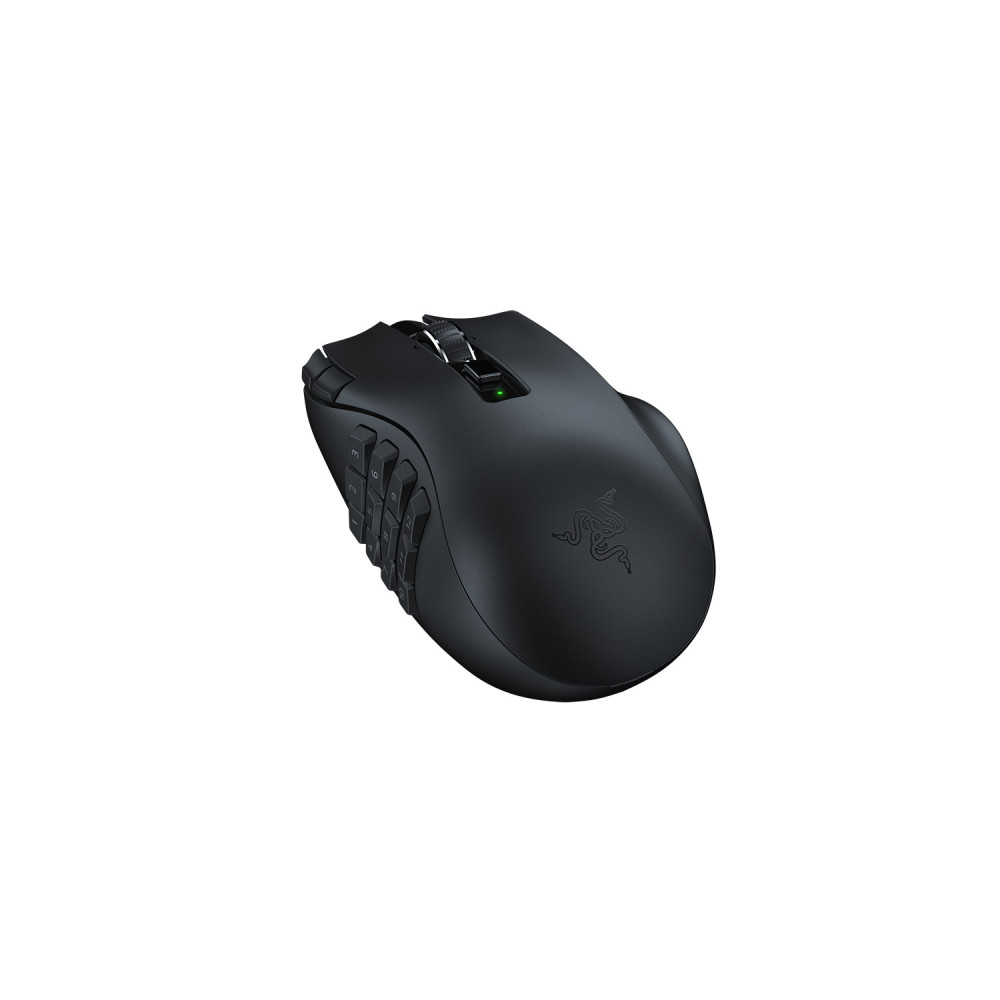RAZER Naga V2 HyperSpeed Noir   Souris de Jeu MMO sans Fil Ergonomique  19 Bou