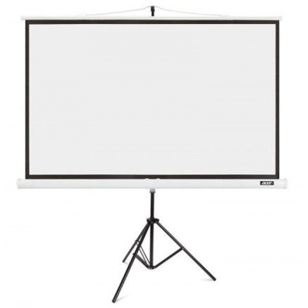 ACRVP038810 T87-S01MW - Ecran de Projection 87p L.180 cm x H.146 cm Tripod Blanc