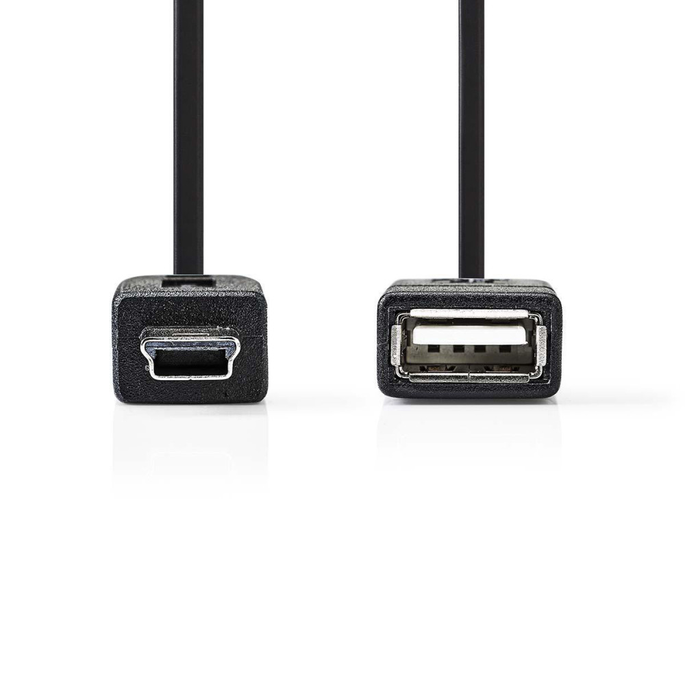 NEDUS039058 Adaptateur USB 2.0 Mini 5-Pin   USB-A M F 480 Mbps OTG 0.20m