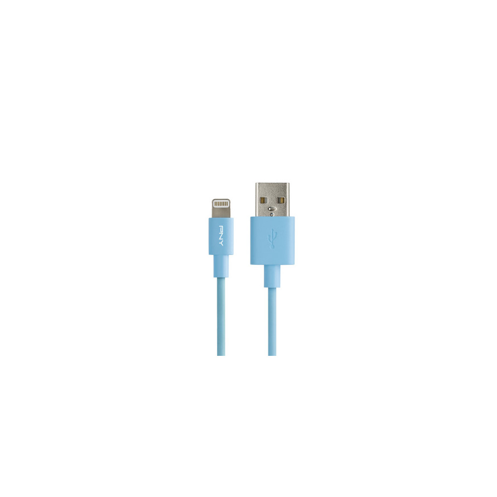 PNYCB040147 PNY CABLE USB LIGHTNING 1.20M - BLEU - PLASTIQUE PNYCB040147 PNY CABLE USB LIGHTNING 1.20M - BLEU - PLASTIQUE