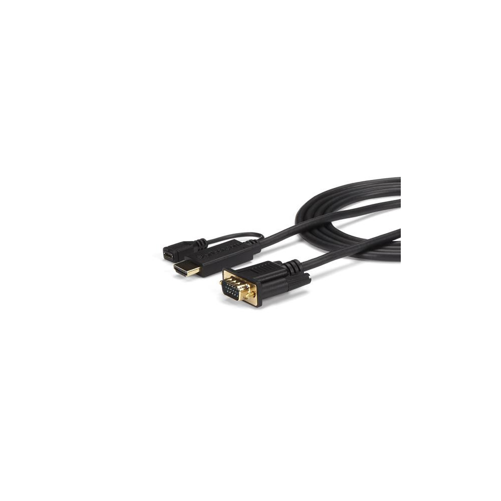 STAVI039008 Cordon actif HDMI - VGA M M 1.8m STAVI039008 Cordon actif HDMI - VGA M M 1.8m