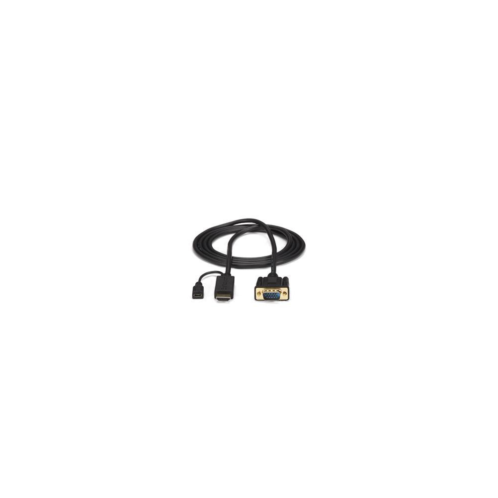 STAVI039008 Cordon  actif HDMI - VGA M M 1.8m