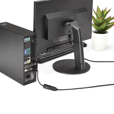 STAVI042318 Adaptateur DisplayPort vers HDMI (Convertisseur actif DP vers HDMI M F 4K 30 Hz)