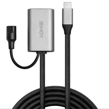 LIDUS040614 Lindy Usb 3.1 Cable Usb-c M F 5m