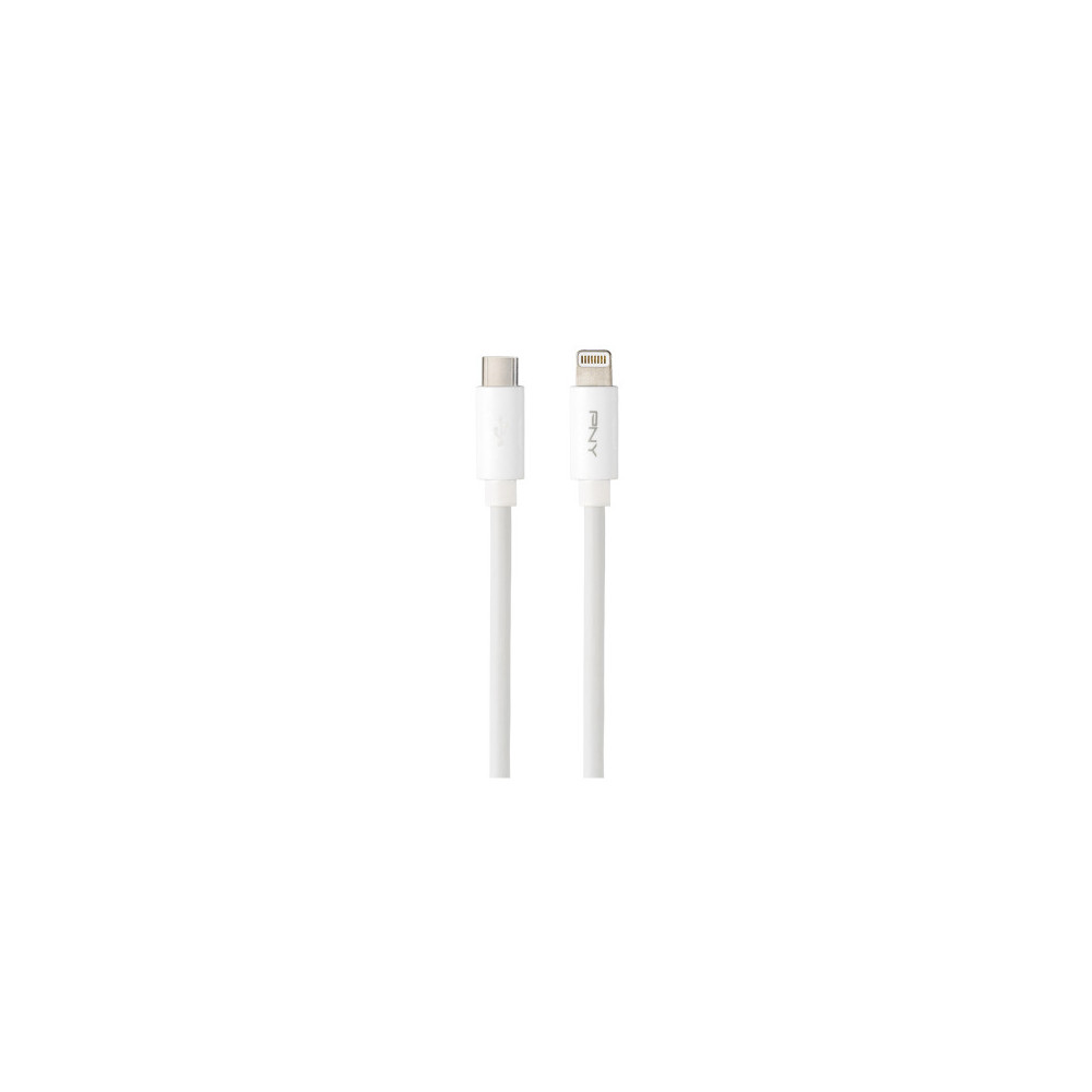 PNYCB040150 PNY CABLE USB-C   LIGHTNING 3M - BLANC - PLASTIQUE