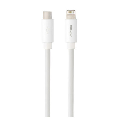 PNYCB040150 PNY CABLE USB-C   LIGHTNING 3M - BLANC - PLASTIQUE