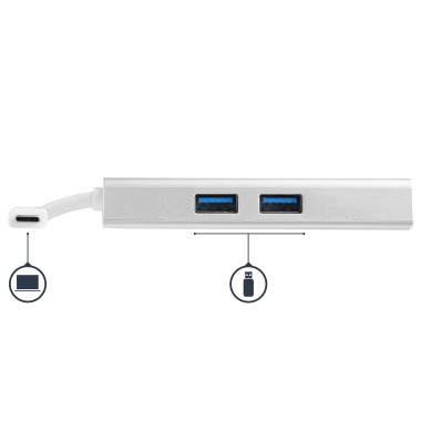 STAUS028974 Adaptateur multiport USB-C pour ordinateur portable - Power Delivery - HDMI 4K -