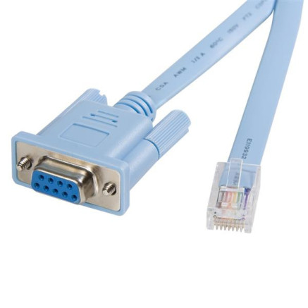 STARE031055 Câble console RJ45-DB9 1.8 m pour routeur Cisco