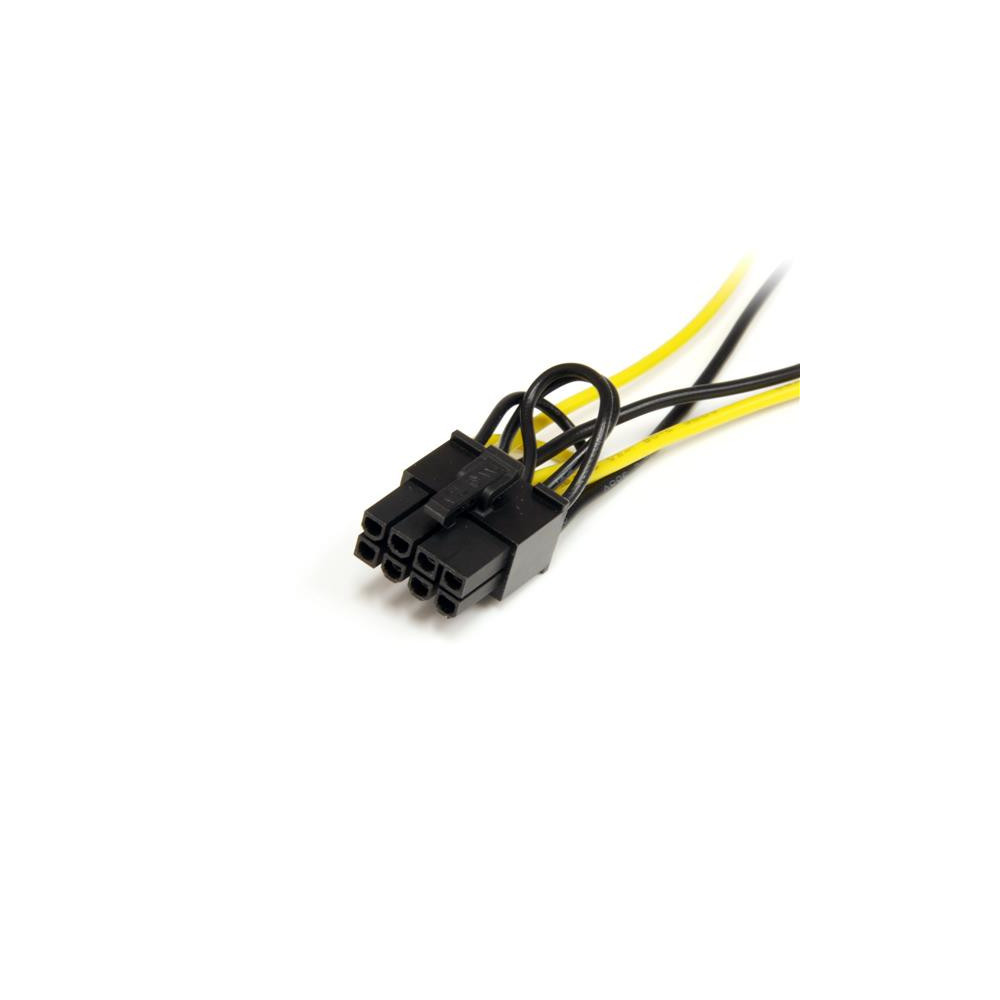 STAAL030118 adaptateur alimn SATA vers PCIe 8p 15cm