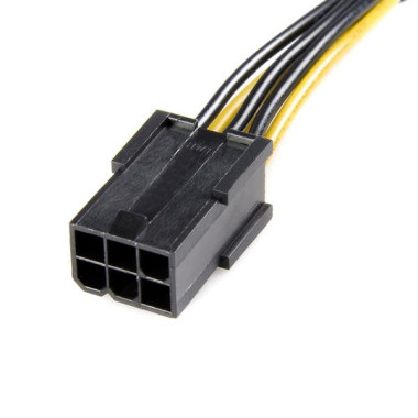 STAAL030117 adaptateur alim PCIe 6p vers 8p 15 cm