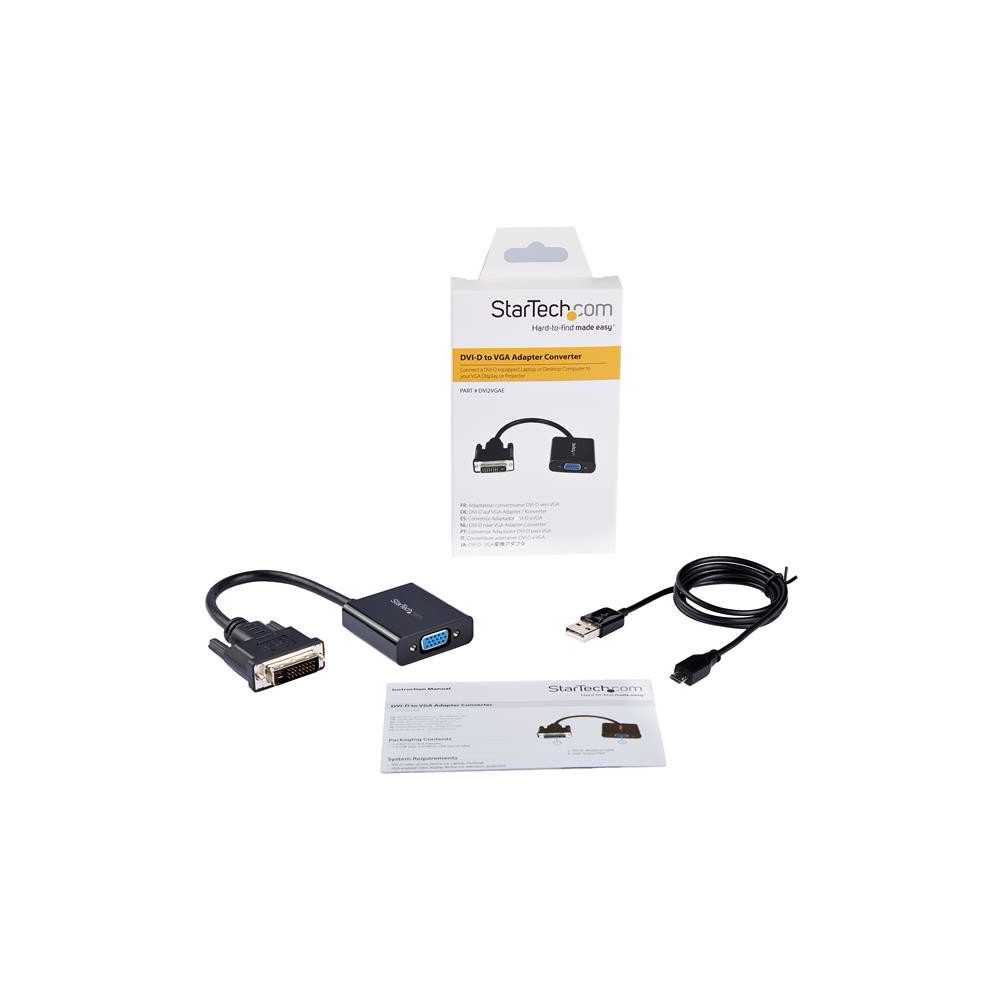 STAVI030548 Conv. DVI-D vers VGA actif