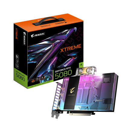 GIGCV046173 Gigabyte GeForce RTX 5080 Aorus Xtreme Waterforce WB
