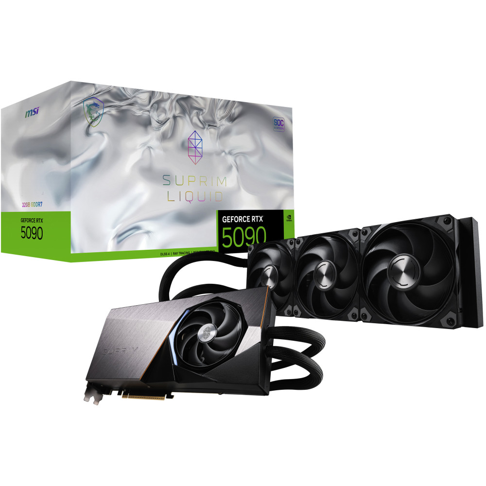 MSICV046197 MSI GeForce RTX 5090 Suprim Liquid SOC MSICV046197 MSI GeForce RTX 5090 Suprim Liquid SOC