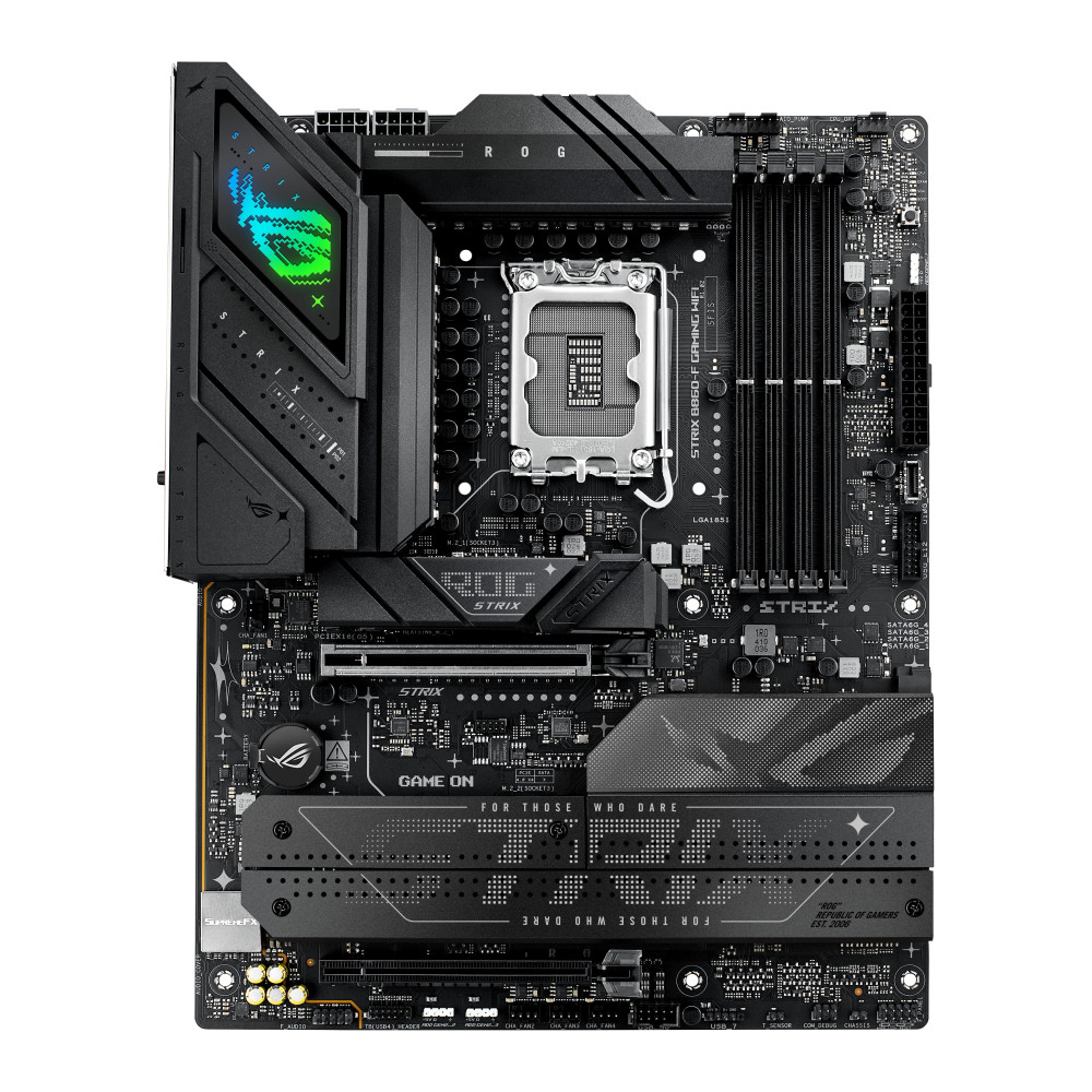 ASUS ROG STRIX B860-F GAMING WIFI Intel B860 LGA 1851 (Socket V1) ATX ASUS ROG STRIX B860-F GAMING WIFI Intel B860 LGA 1851 (Socket V1) ATX