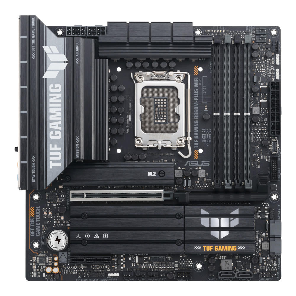 ASUS TUF GAMING B860M-PLUS WIFI Intel B860 LGA 1851 (Socket V1) micro ATX ASUS TUF GAMING B860M-PLUS WIFI Intel B860 LGA 1851 (Socket V1) micro ATX