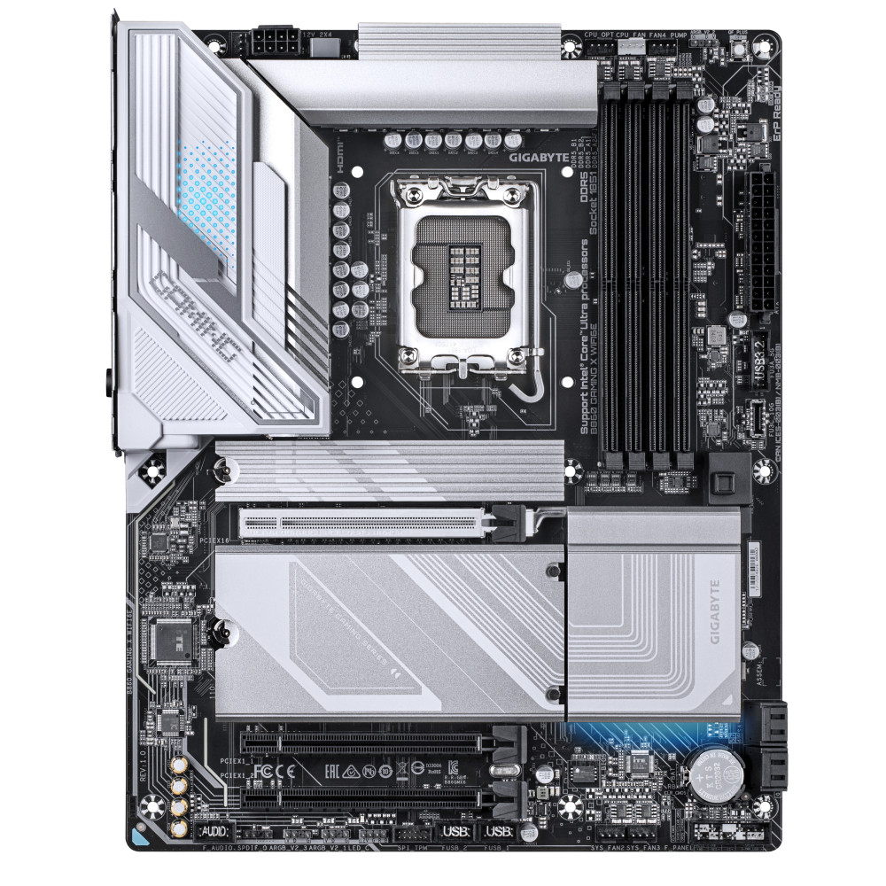 GIGABYTE B860 GAMING X WIFI6E Carte mère - Processeurs Intel Core Ultra, VRM 12+1+2+1 phases, jusqu'à 9066MHz DDR5, 1xPCIe 5.0