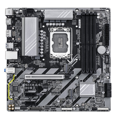 GIGABYTE B860M D3HP Carte mère - Processeurs Intel Core Ultra, VRM 4+1+2+1 phases, jusqu'à 9066MHz DDR5, 2xPCIe 4.0 M.2, LAN