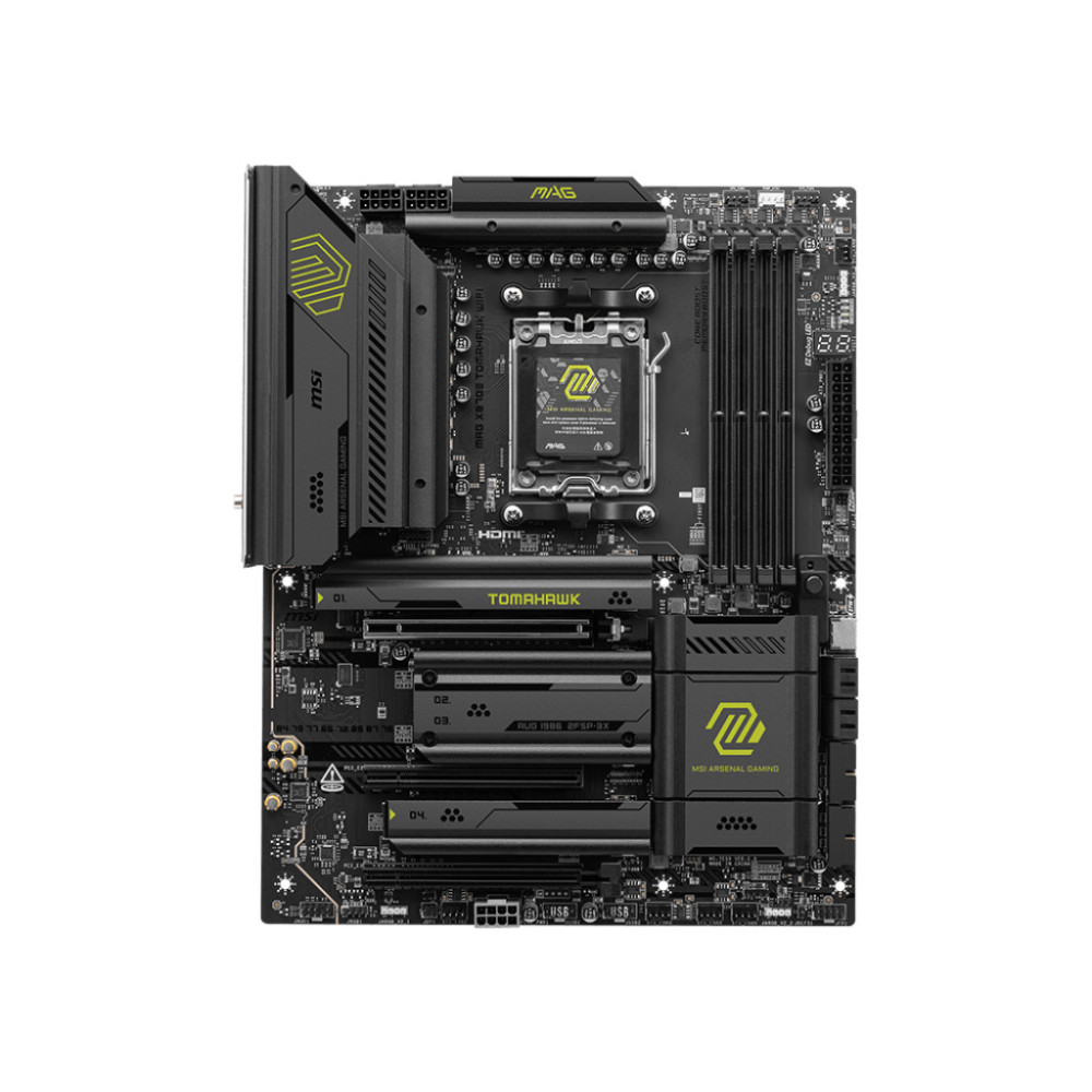 MSI MAG X870E TOMAHAWK WIFI carte mère AMD X870E Emplacement AM5 ATX MSI MAG X870E TOMAHAWK WIFI carte mère AMD X870E Emplacement AM5 ATX