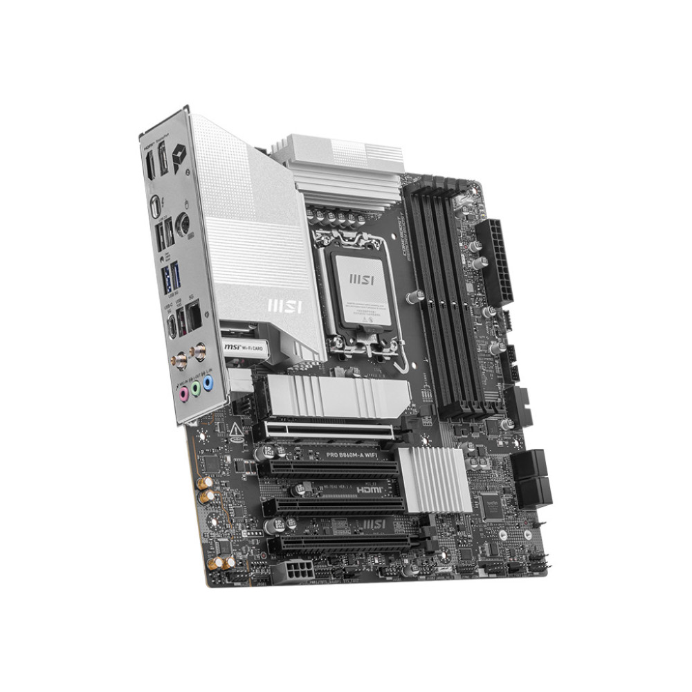 MSI PRO B860M-A WIFI carte mère Intel B860 LGA 1851 (Socket V1) micro ATX