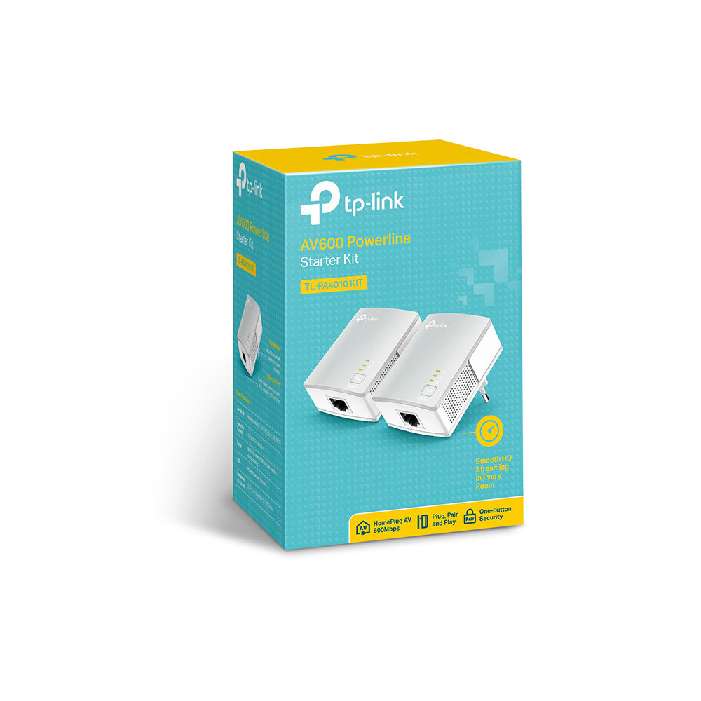 TP-Link TL-PA4010KIT 600 Mbit s Ethernet LAN Blanc 2 pièce(s)