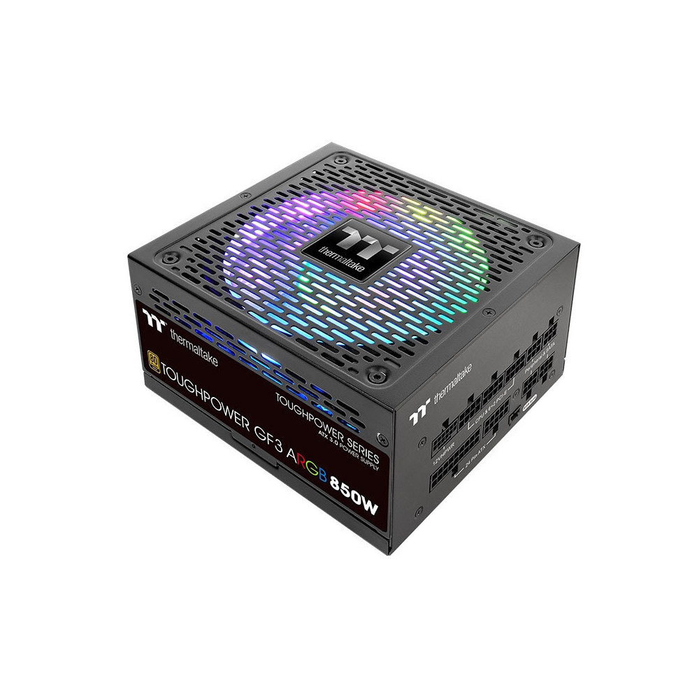 Thermaltake PS-TPD-0850F4FAGE-1 unité d'alimentation d'énergie 850 W 24-pin ATX ATX Noir Thermaltake PS-TPD-0850F4FAGE-1 unité d'alimentation d'énergie 850 W 24-pin ATX ATX Noir