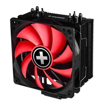 Xilence M704 Processeur Refroidisseur 12 cm Noir, Rouge