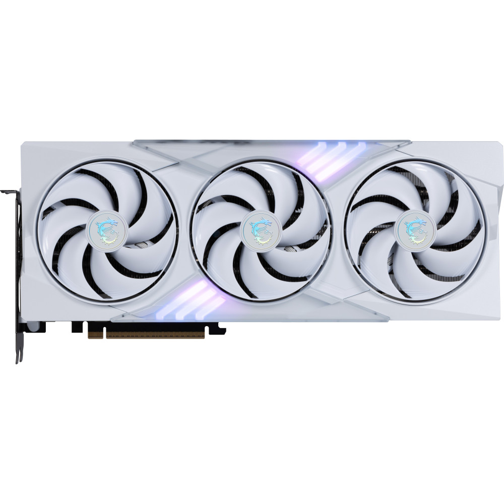 MSI GAMING GEFORCE RTX 5080 16G TRIO OC WHITE carte graphique NVIDIA 16 Go GDDR7