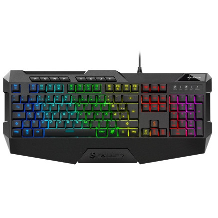 Sharkoon SKILLER SGK4 clavier Jouer USB QWERTZ Allemand Noir