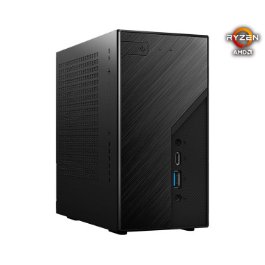 Asrock DeskMini X300 PC de dimension 1,92L Noir AMD X300 Emplacement AM4