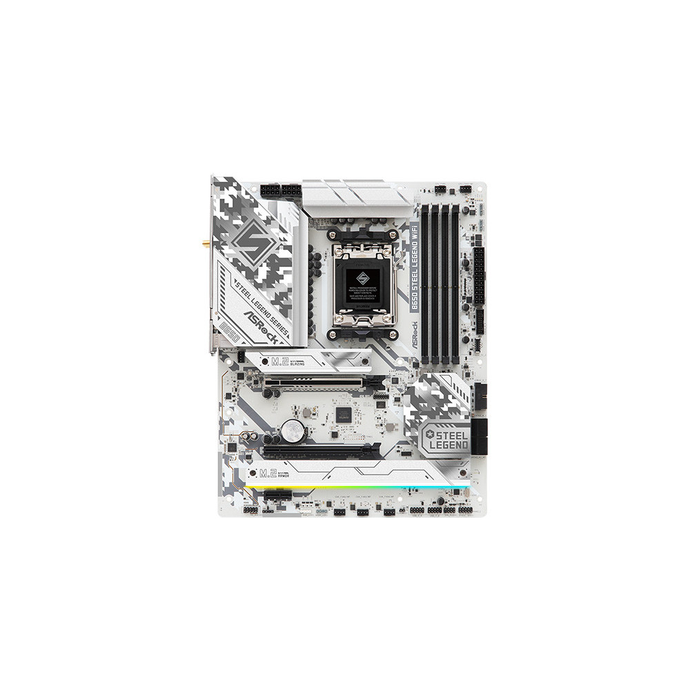 Asrock B650 Steel Legend WiFi AMD B650 Emplacement AM5 ATX Asrock B650 Steel Legend WiFi AMD B650 Emplacement AM5 ATX