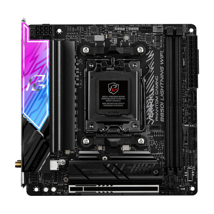 Asrock Phantom Gaming B850I Lightning WiFi AMD B850 Emplacement AM5 mini ITX