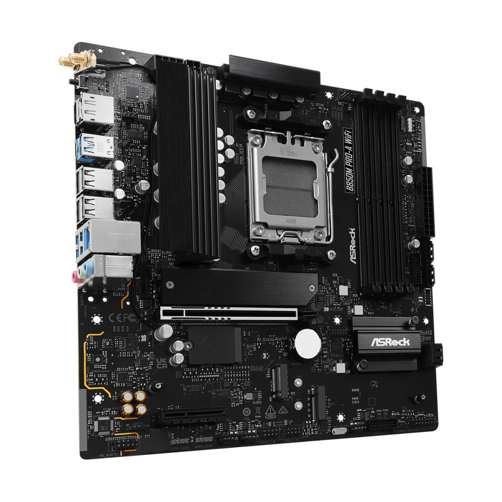 Asrock B850M Pro-A WiFi AMD B850 Emplacement AM5 micro ATX