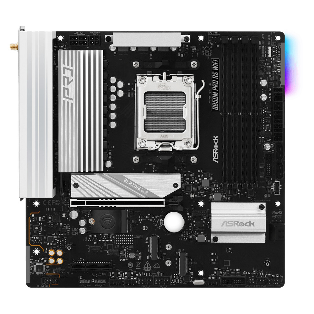 Asrock B850M Pro RS WiFi AMD B850 Emplacement AM5 micro ATX