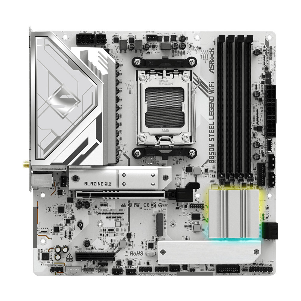 Asrock B850M Steel Legend WiFi AMD B850 Emplacement AM5 micro ATX
