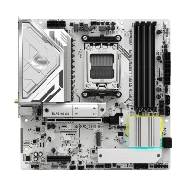 Asrock B850M Steel Legend WiFi AMD B850 Emplacement AM5 micro ATX