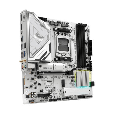 Asrock B850M Steel Legend WiFi AMD B850 Emplacement AM5 micro ATX