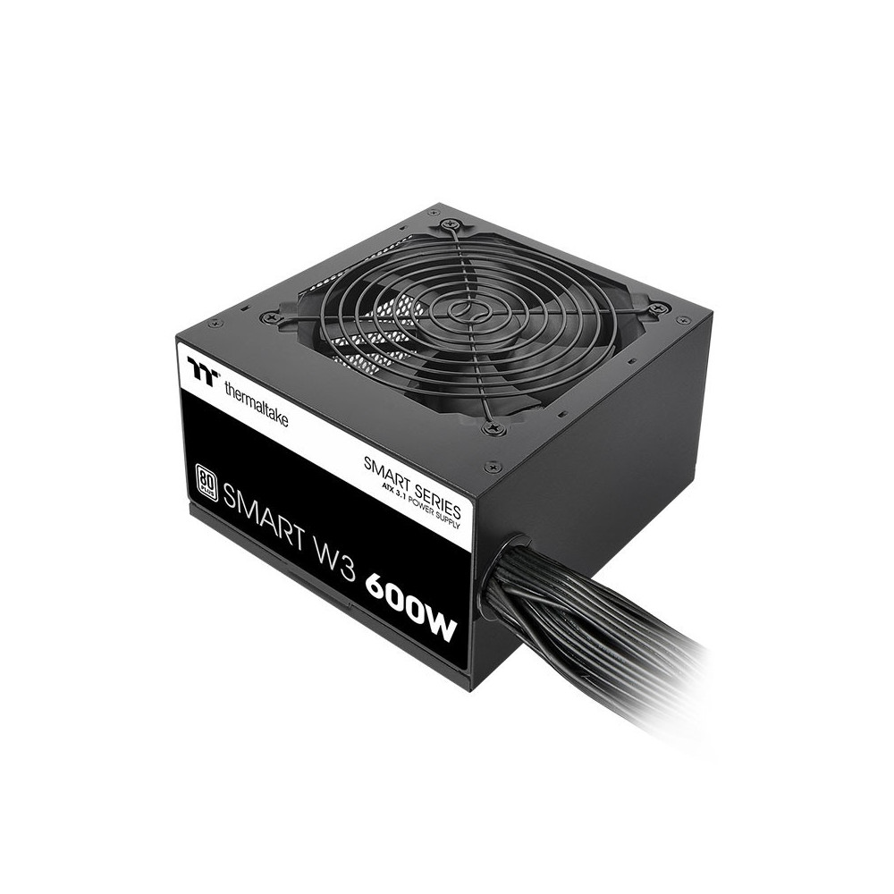 Thermaltake Smart W3 unité d'alimentation d'énergie 600 W 24-pin ATX ATX Noir Thermaltake Smart W3 unité d'alimentation d'énergie 600 W 24-pin ATX ATX Noir