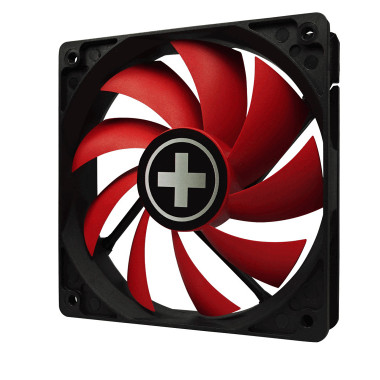 Xilence XPF92.R Boitier PC Ventilateur 9,2 cm Noir, Rouge