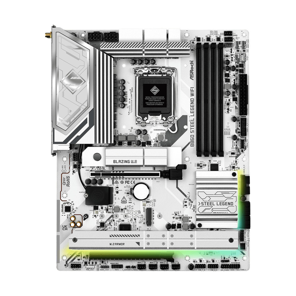 Asrock B860 Steel Legend WiFi Intel B860 LGA 1851 (Socket V1) ATX Asrock B860 Steel Legend WiFi Intel B860 LGA 1851 (Socket V1) ATX