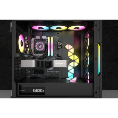 Corsair CW-9060075-WW système de refroidissement d’ordinateur Processeur Refroidisseur de liquide tout-en-un 12 cm Noir 1
