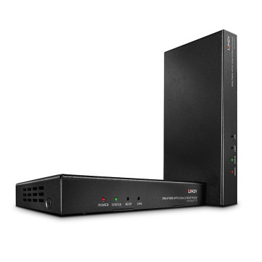 Lindy 38174 extension audio video Émetteur et récepteur AV Noir