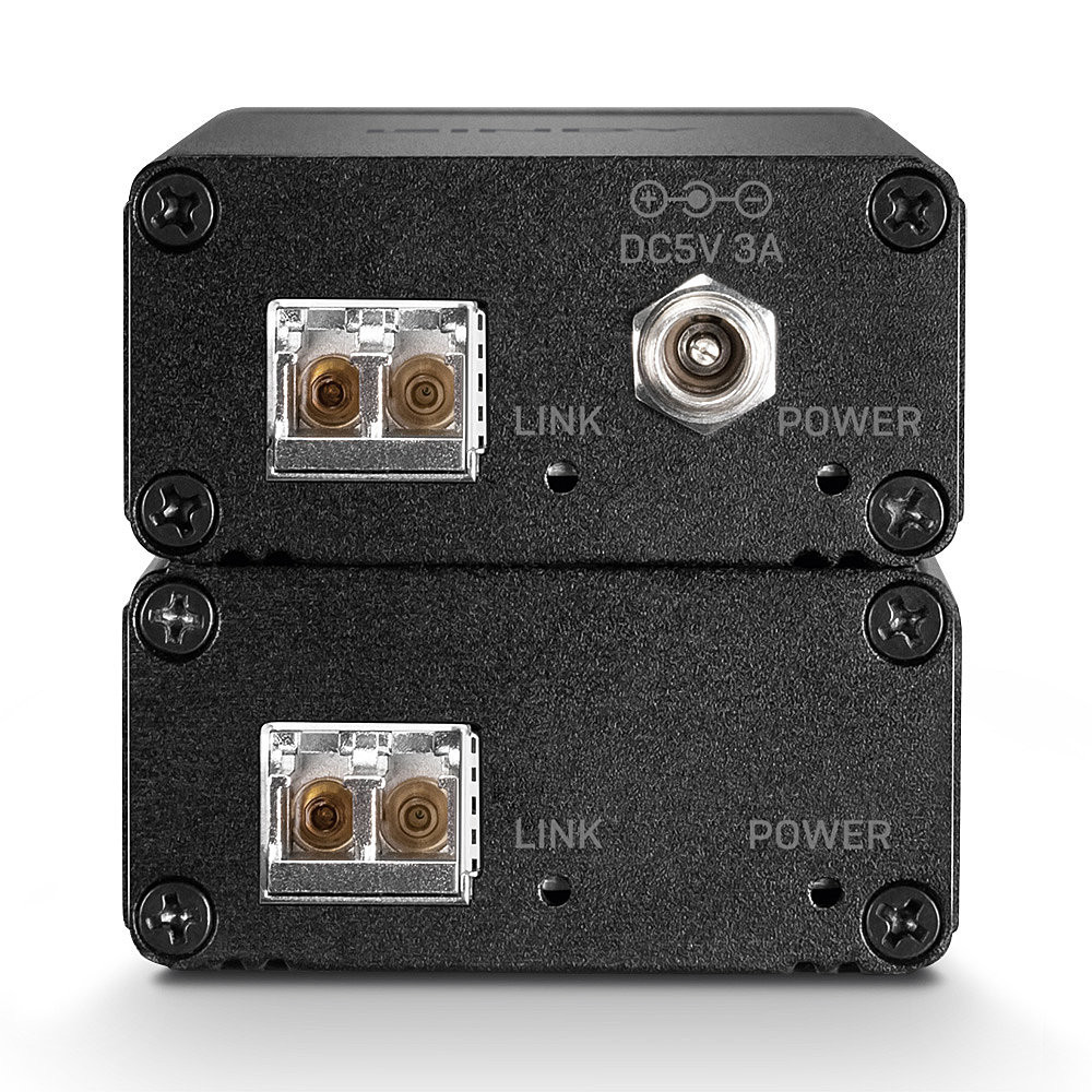 Lindy 42708 prolongateur réseau Émetteur et récepteur réseau Noir