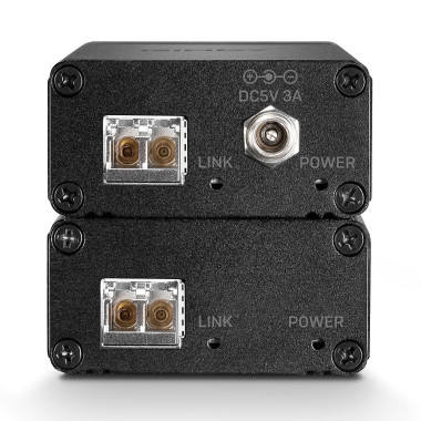 Lindy 42708 prolongateur réseau Émetteur et récepteur réseau Noir