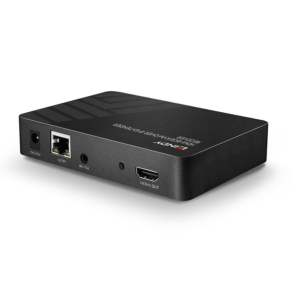Lindy 38265 extension audio video Récepteur AV Noir