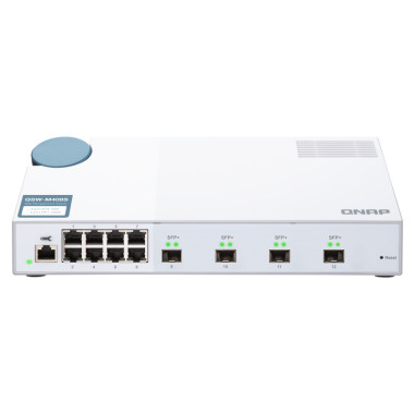 QNAP QSW-M408S commutateur réseau Géré L2 Gigabit Ethernet (10 100 1000) Blanc