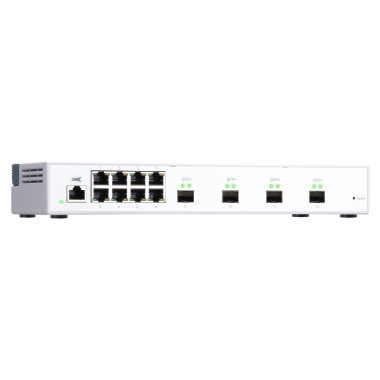 QNAP QSW-M408S commutateur réseau Géré L2 Gigabit Ethernet (10 100 1000) Blanc